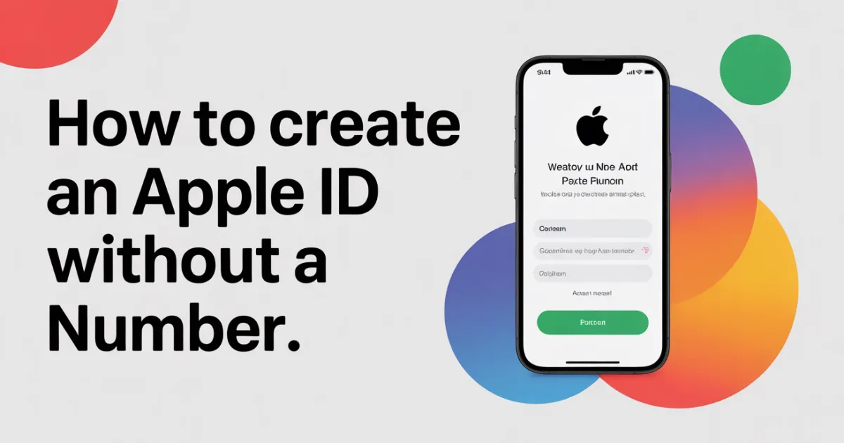 How to Create an Apple ID Without a Phone Number