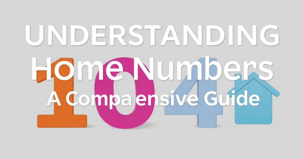 Understanding Random Home Numbers: A Comprehensive Guide
