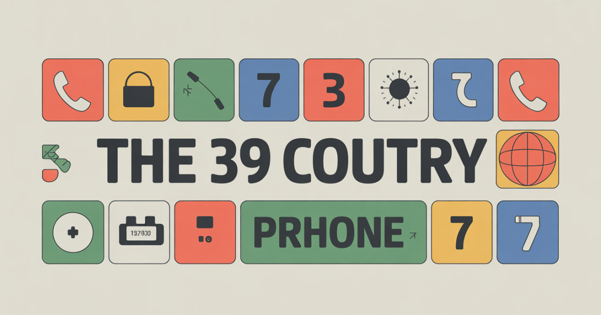 Understanding the 39 Country Phone Code