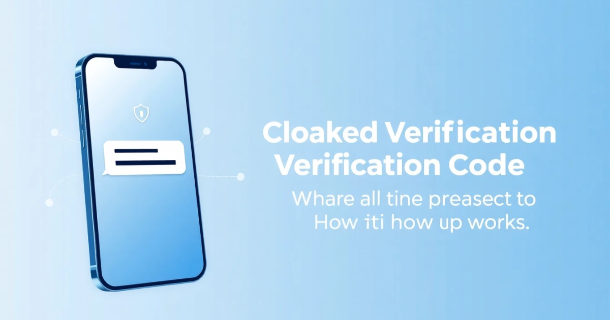 Cloaked Verification Code: What It Means and How It Works
