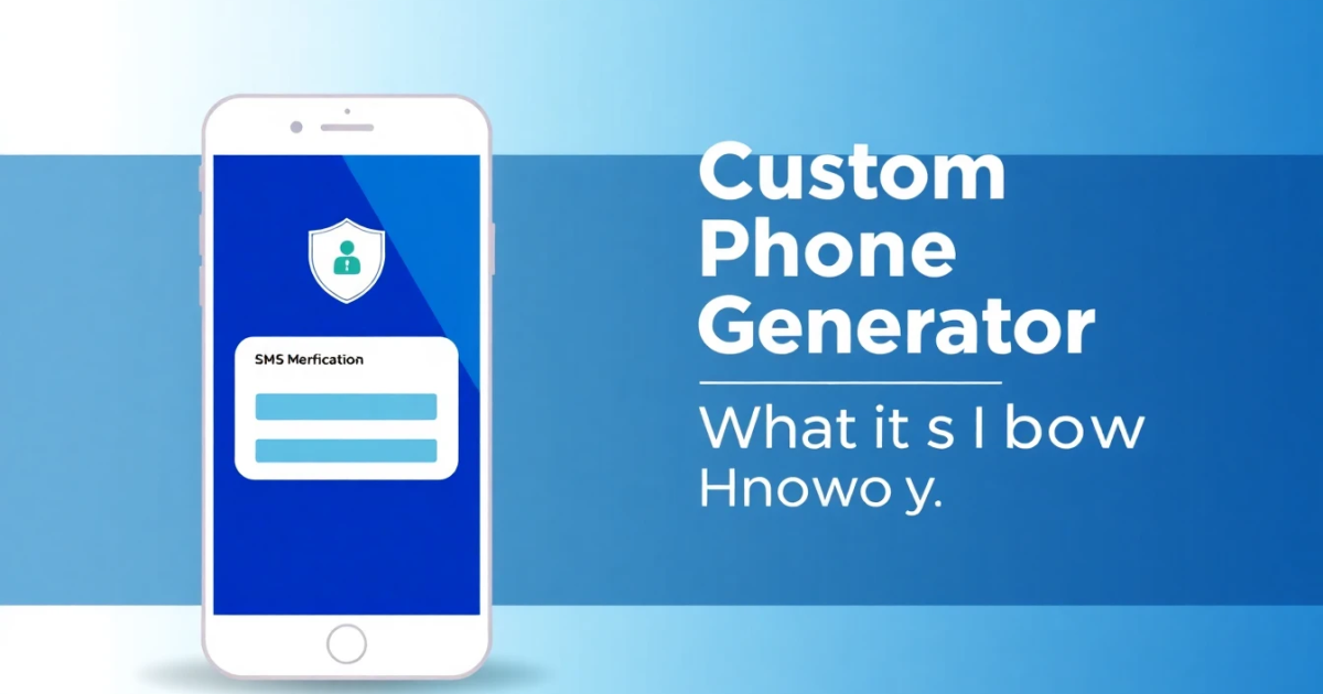 Custom Phone Number Generator: What It Is and How It Works