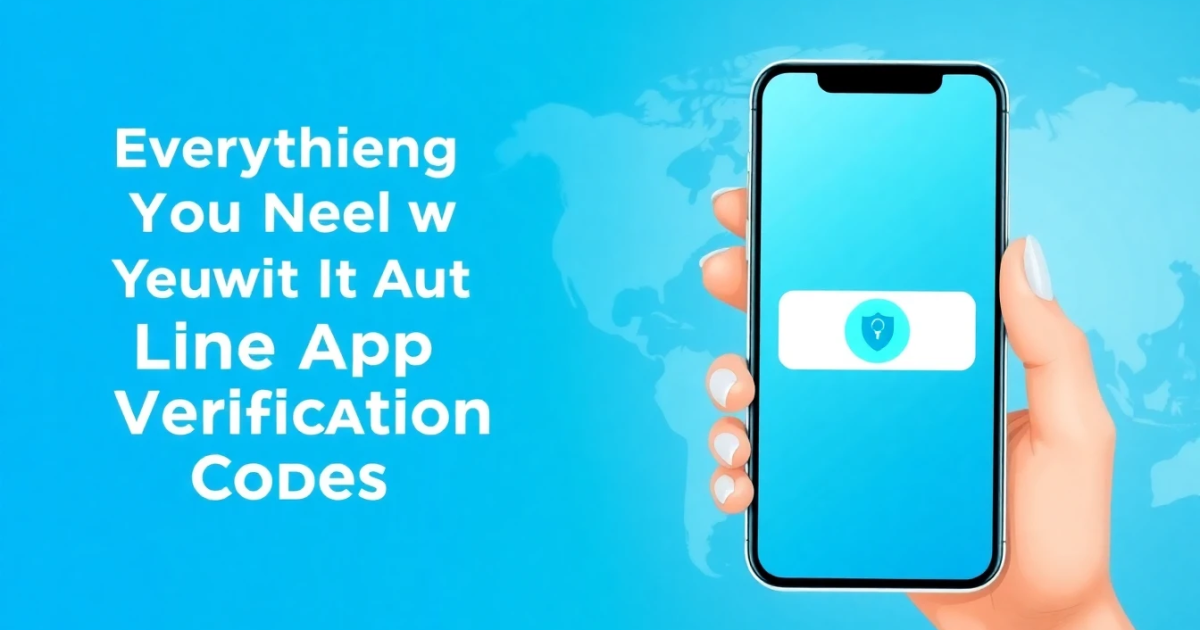 Everything You Need to Know About Line App Verification Codes