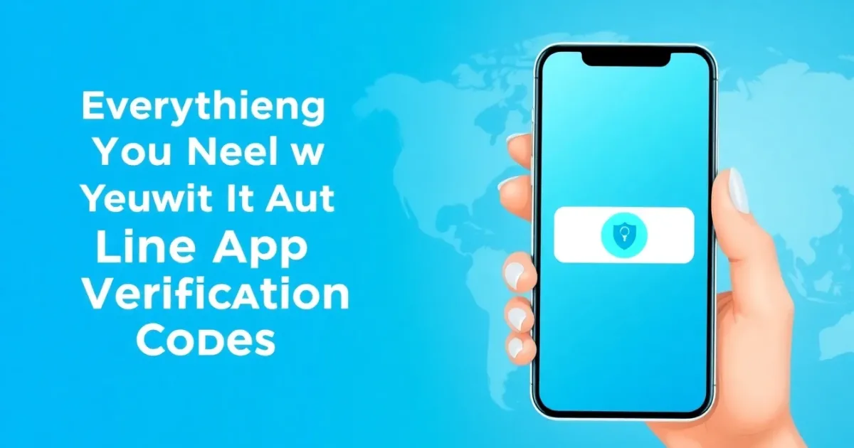 Everything You Need to Know About Line App Verification Codes