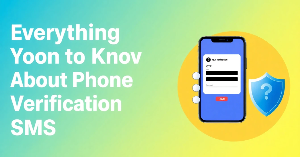 Everything You Need to Know About Phone Verification SMS