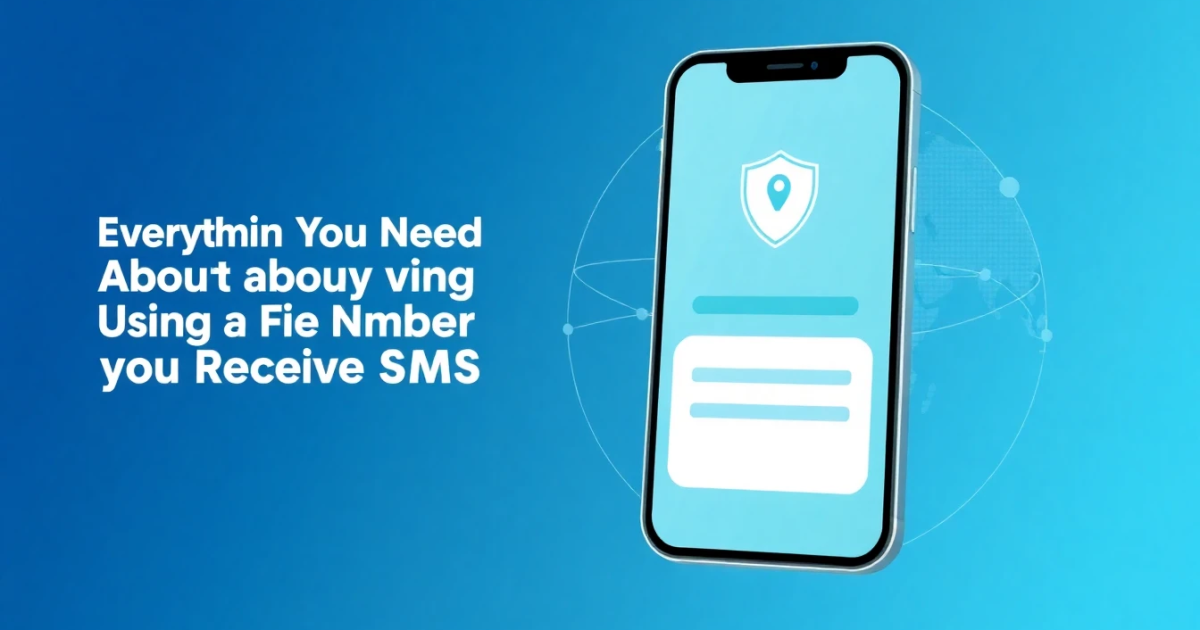 Everything You Need to Know About Using a Fake Number to Receive SMS