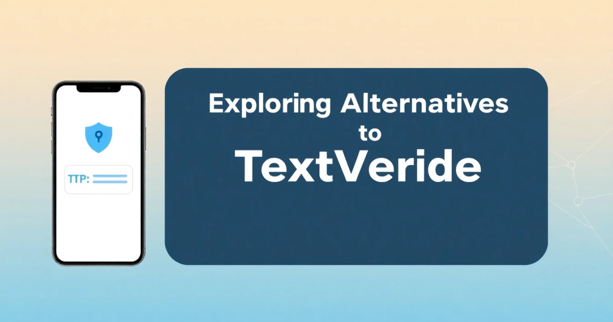 Exploring Alternatives to TextVerified