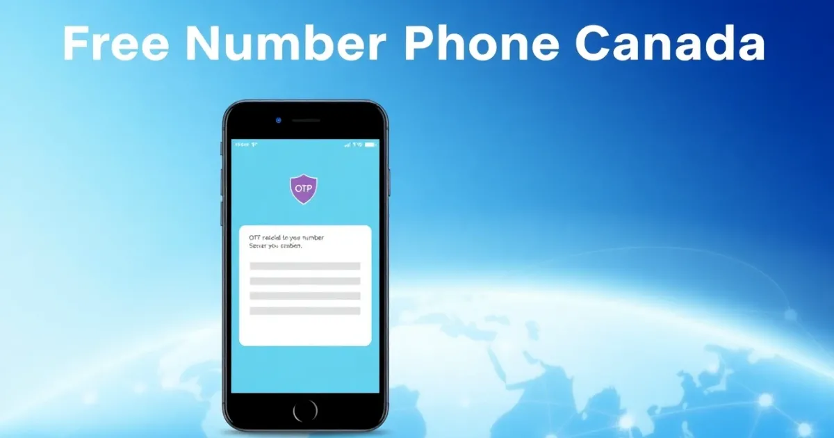 Free Number Phone Canada: How to Get a Canadian Number for SMS Verification