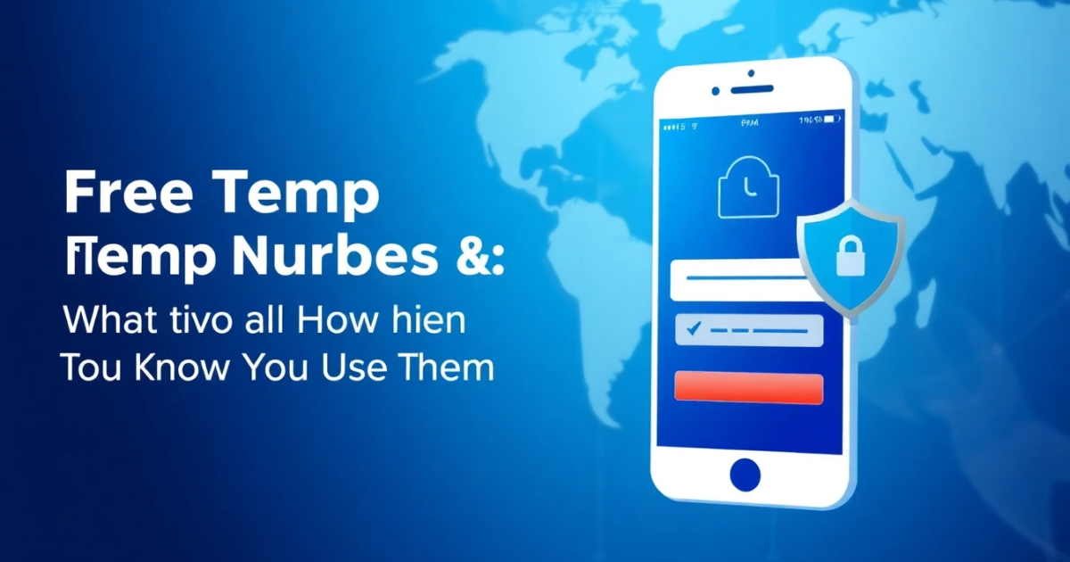 Free Temp Numbers for Verification: What to Know Before You Use Them