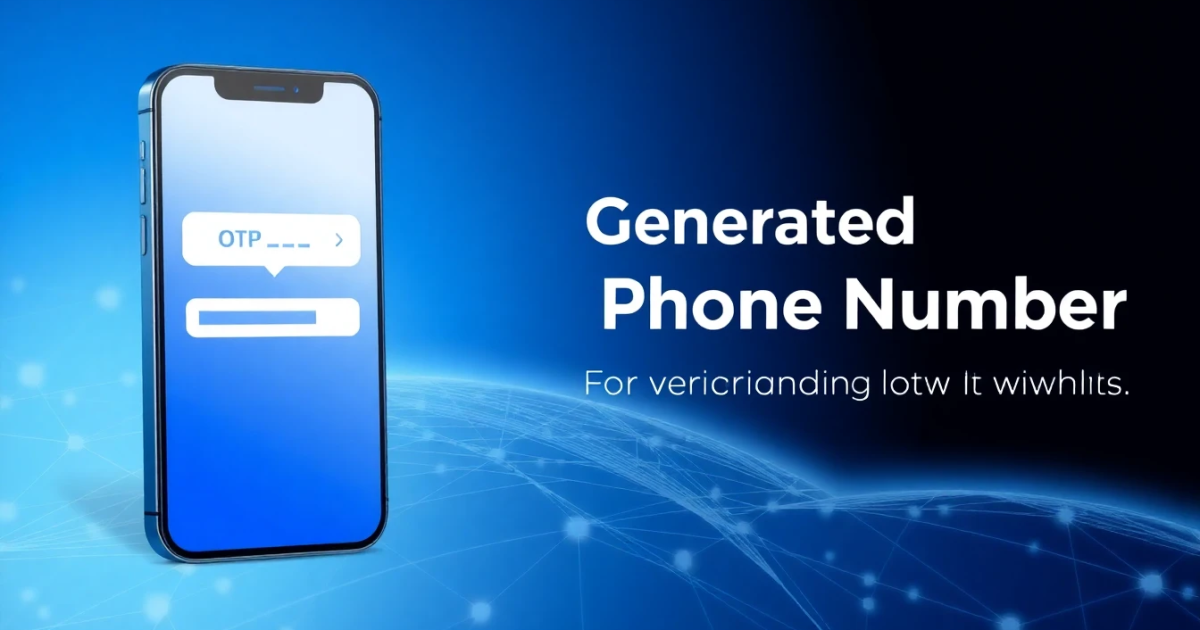 Generated Phone Number for Verification: What It Is and How It Works