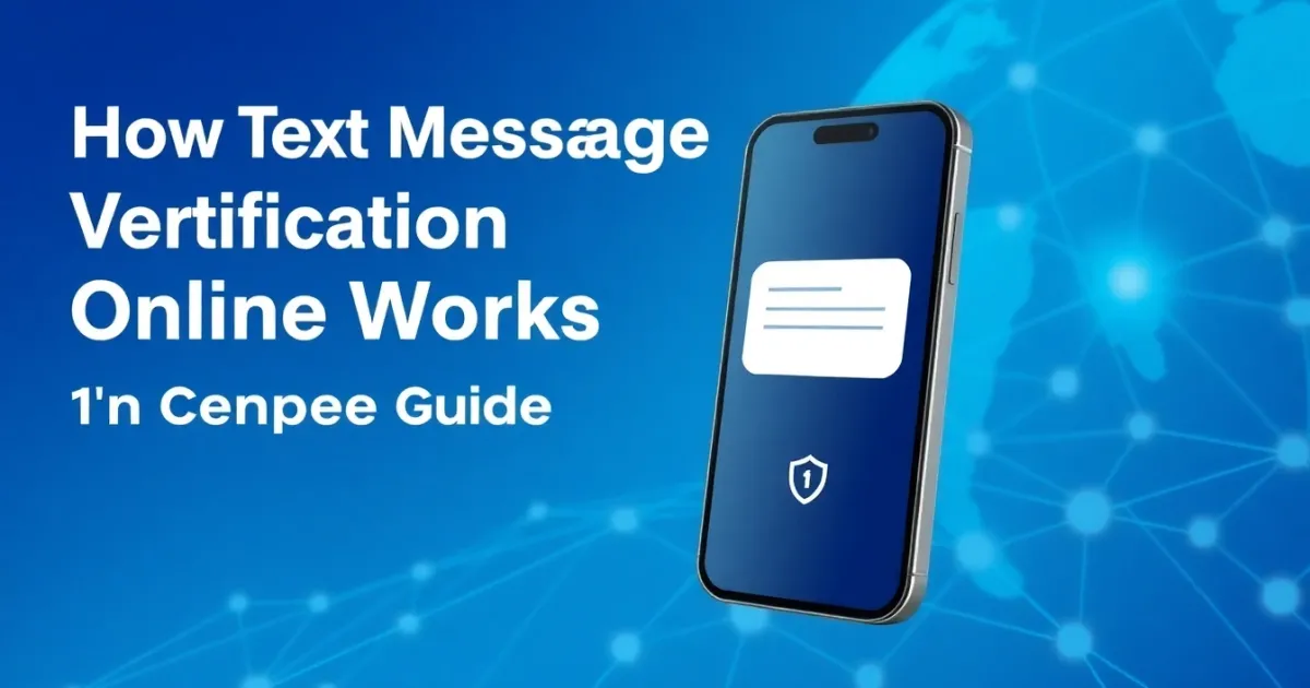 How Text Message Verification Online Works: A Complete Guide