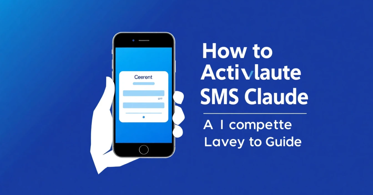 How to Activate SMS Claude: A Complete Guide