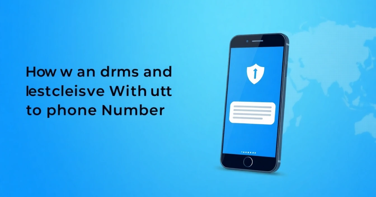 How to Send and Receive a Text Message Without a Phone Number