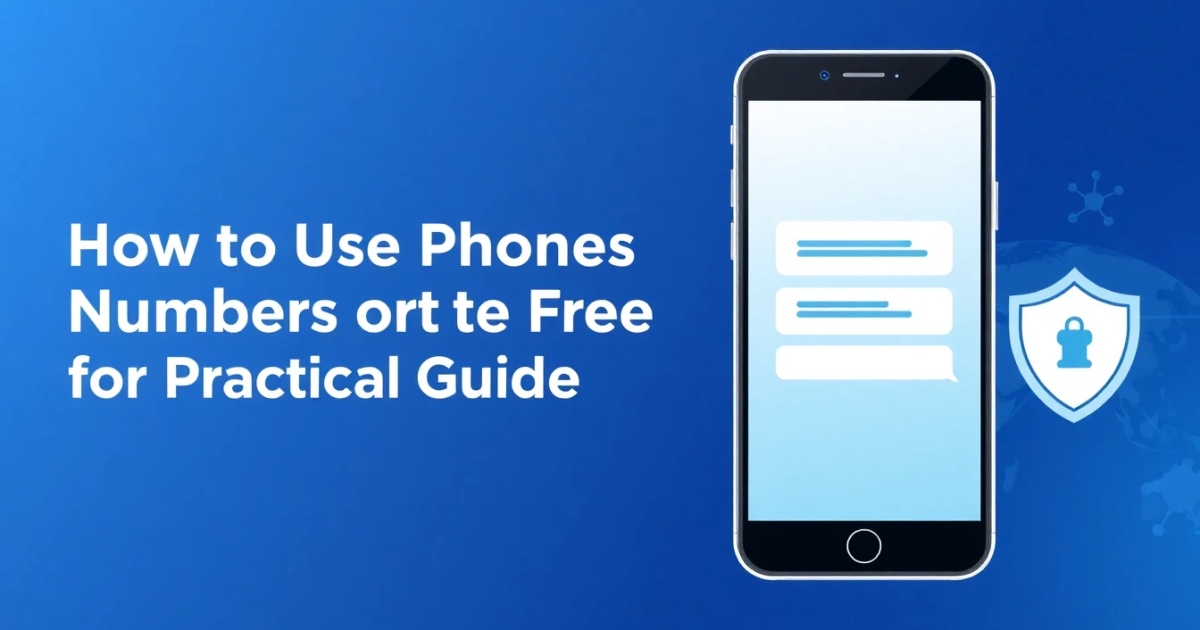 How to Use Phone Numbers Online for Free: A Practical Guide
