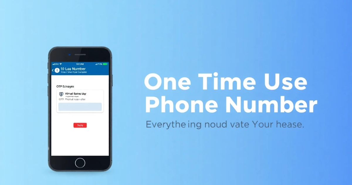 One Time Use Phone Number: Everything You Need to Know