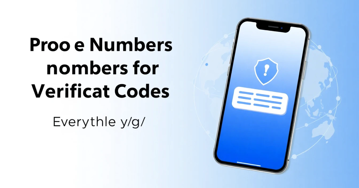 Phone Numbers for Verification Codes: Everything You Need to Know