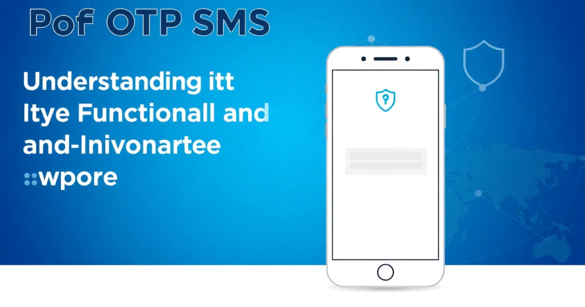 Pof OTP SMS: Understanding Its Functionality and Importance