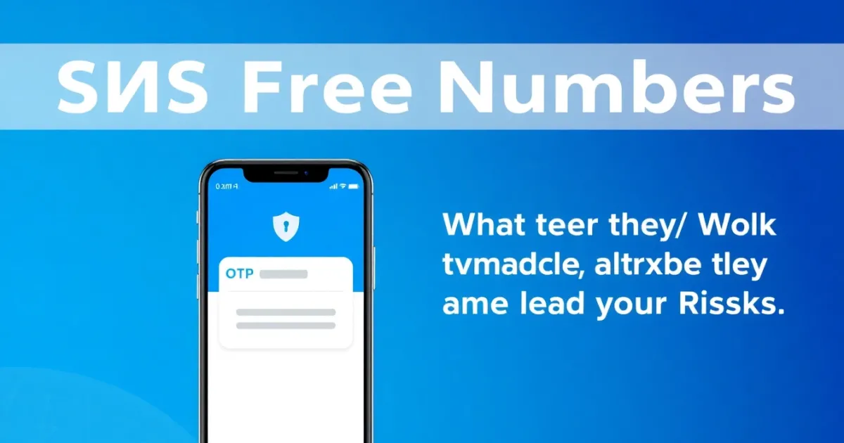 SMS Free Numbers: What They Are, How They Work, and the Risks