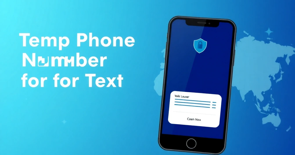Temp Phone Number for Text: What You Need to Know