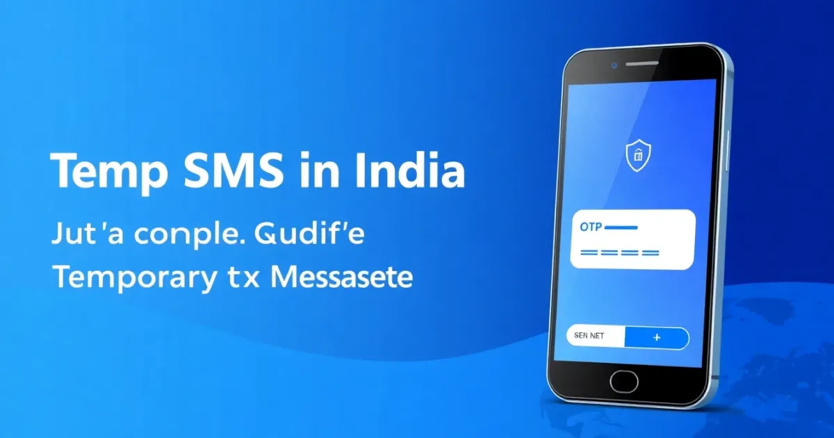Temp SMS in India: Your Complete Guide to Temporary Text Messaging