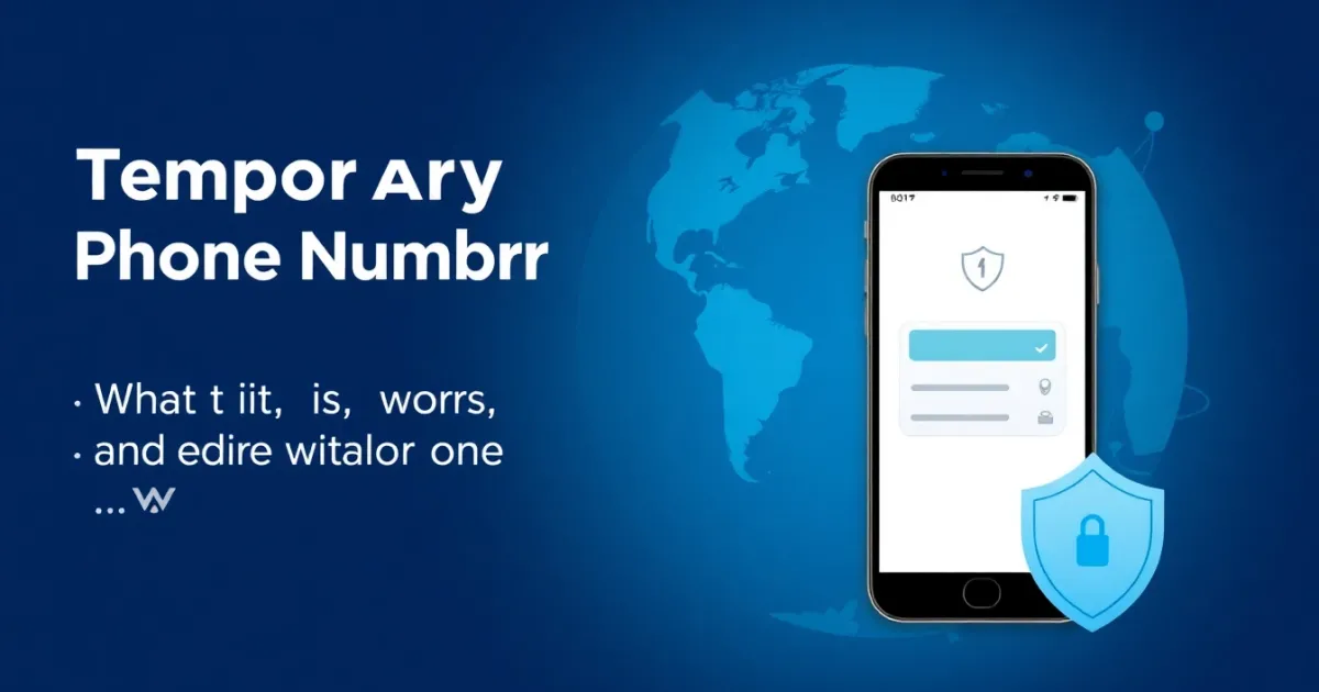Temporary Phone Numbr: What It Is, How It Works, and When to Use One