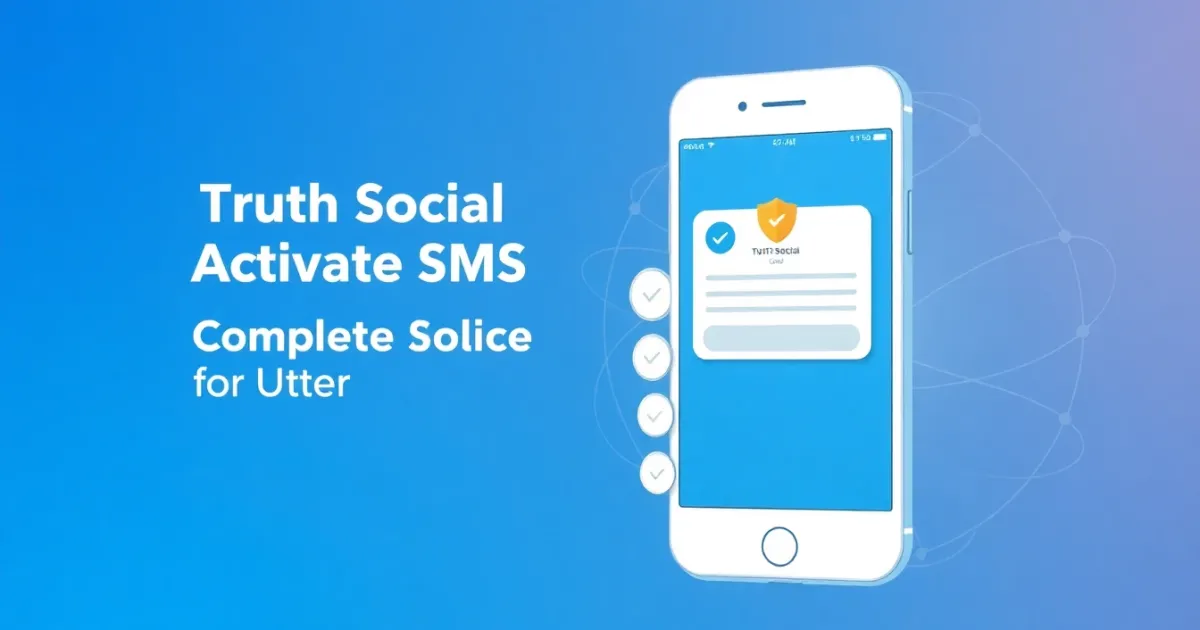Truth Social Activate SMS: Complete Guide for Users