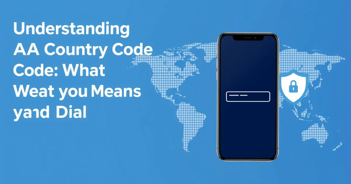 Understanding AA Country Code: What It Means and How to Dial