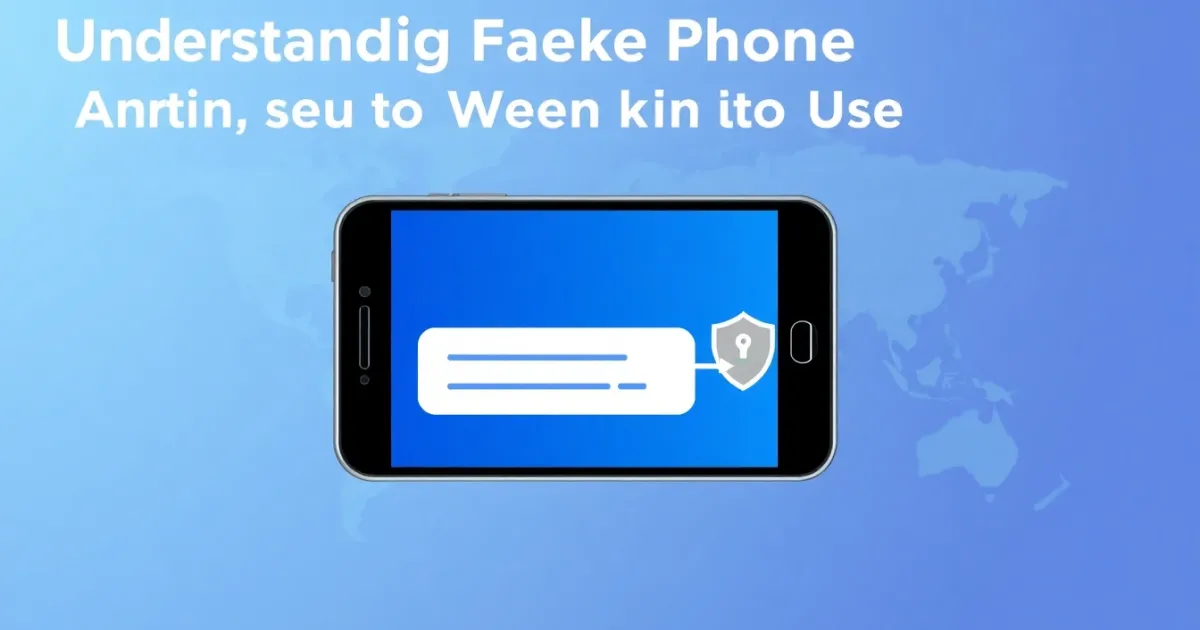 Understanding Fake Phone Number Texts: What They Are and When to Use Them