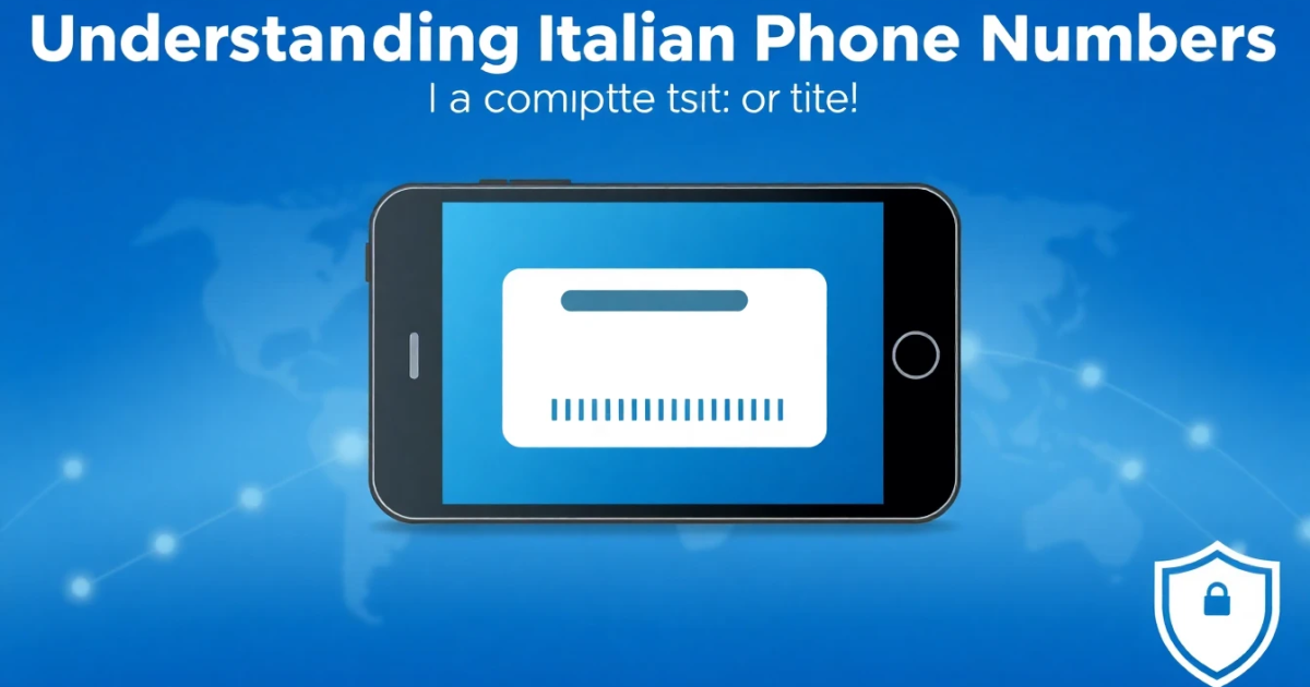 Understanding Italian Phone Numbers: A Complete Guide