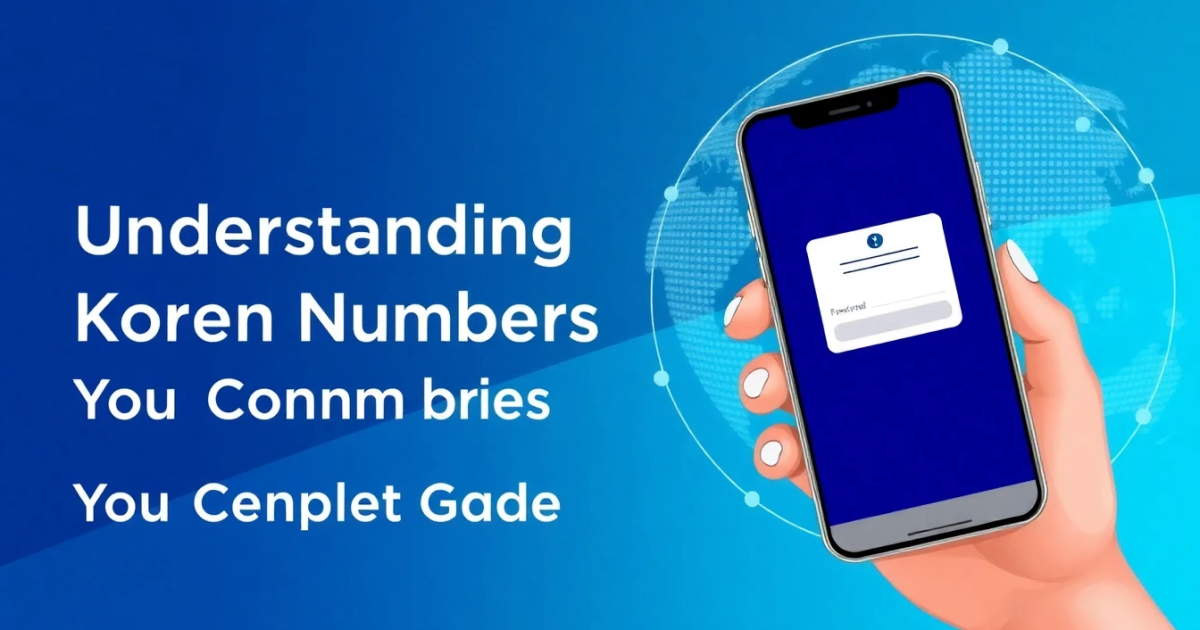Understanding Korea Numbers: Your Complete Guide