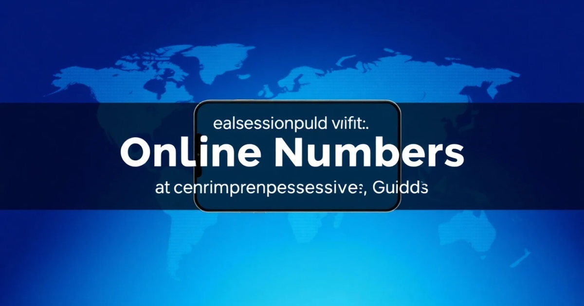 Understanding Online Numbers: A Comprehensive Guide