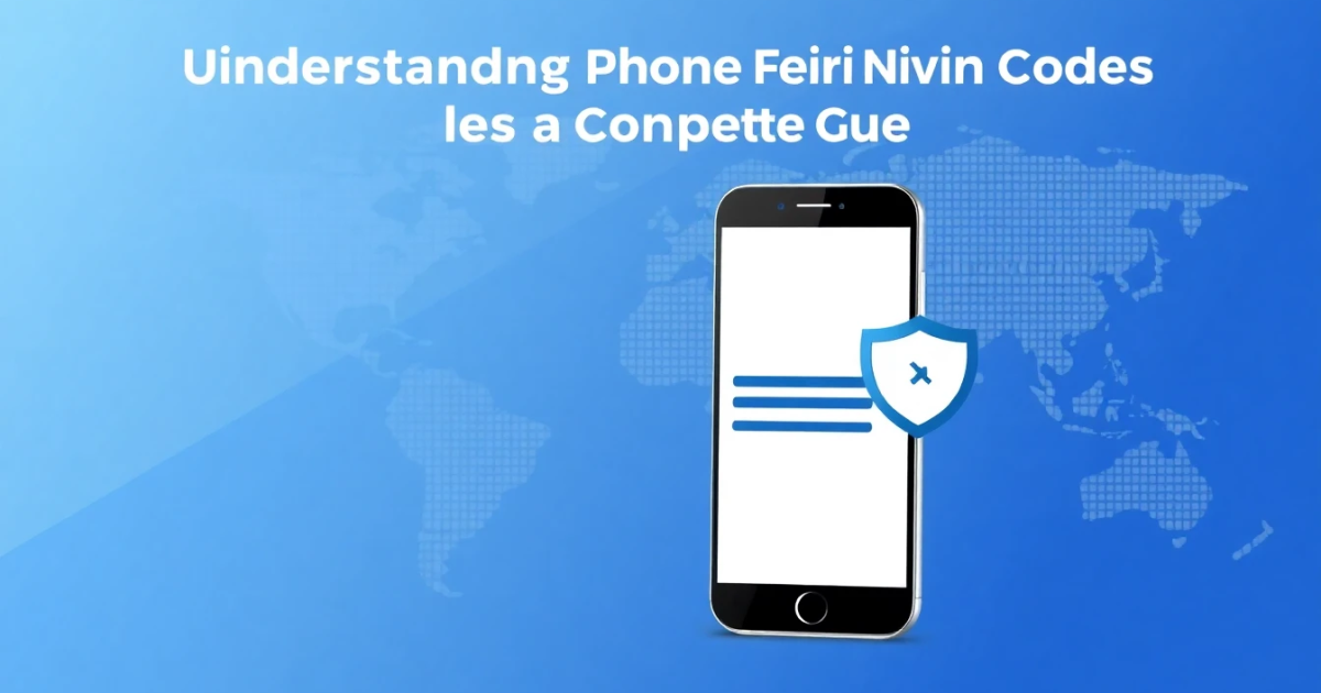 Understanding Phone Number Verification Codes: A Complete Guide