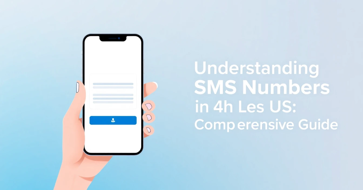 Understanding SMS Numbers in the US: A Comprehensive Guide