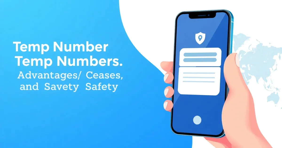 Understanding Temp Numbers: Advantages, Use Cases, and Safety Concerns