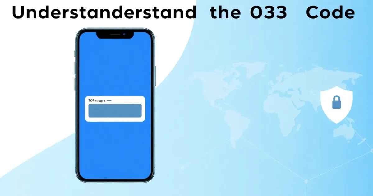 Understanding the 033 Code Country: What You Need to Know
