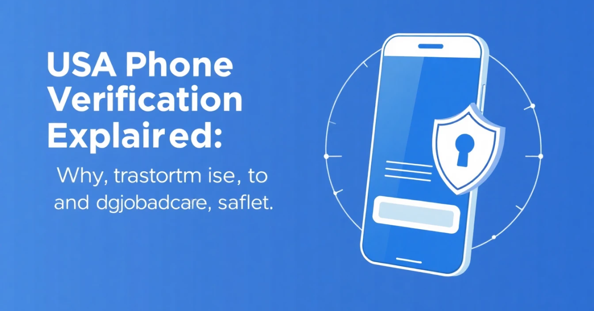 USA Phone Verification Explained: How It Works, Why Platforms Use It, and How to Navigate It Safely