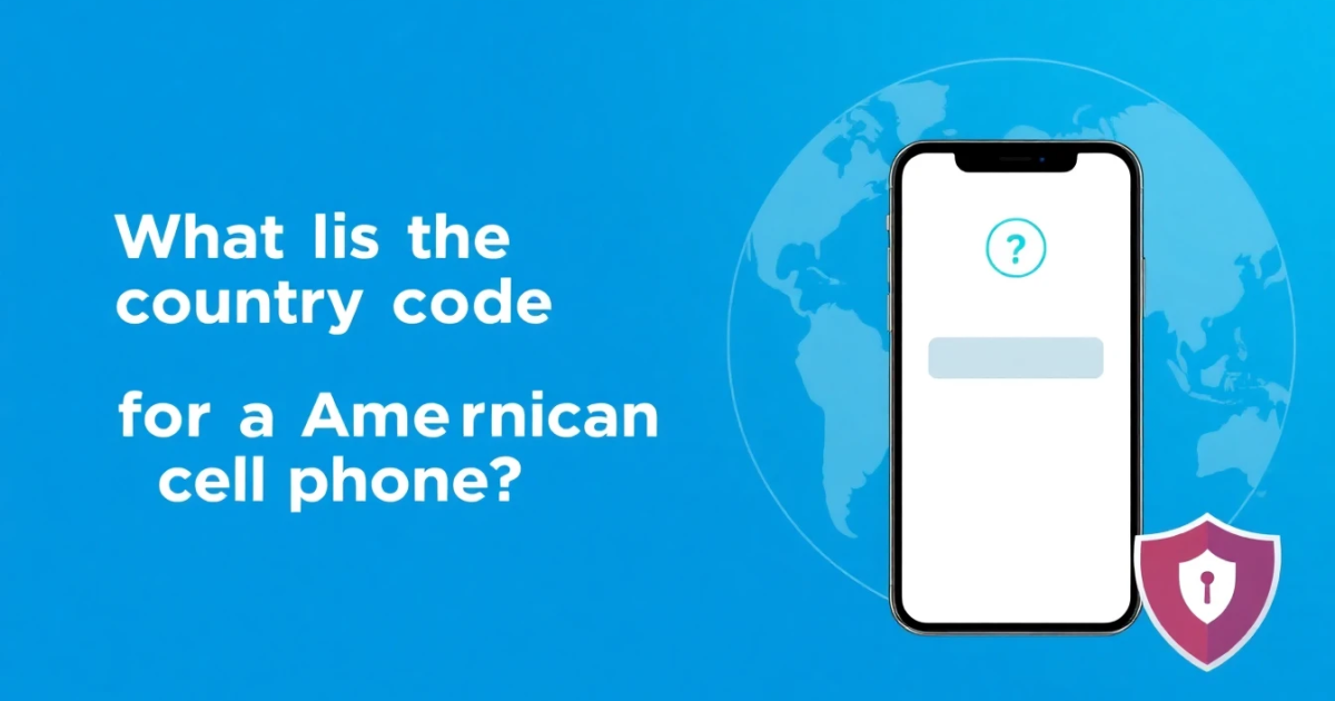 What Is the Country Code for an American Cell Phone?