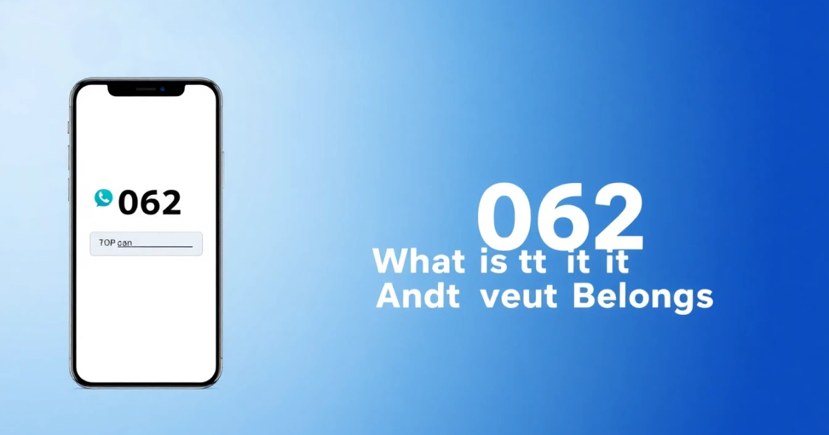 062 Country Code: What It Is and Where It Belongs