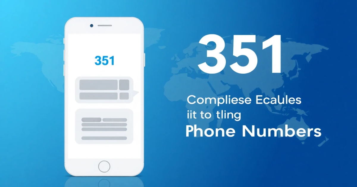351 Telephone Code: Complete Guide to Dialing and Using Portugal Phone Numbers