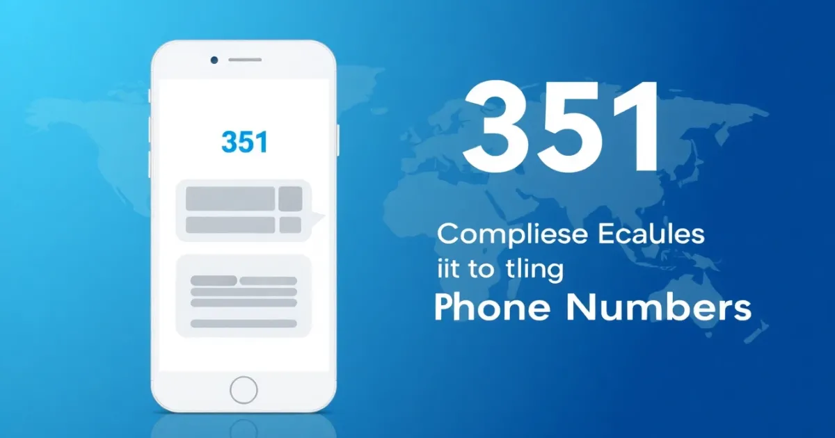 351 Telephone Code: Complete Guide to Dialing and Using Portugal Phone Numbers