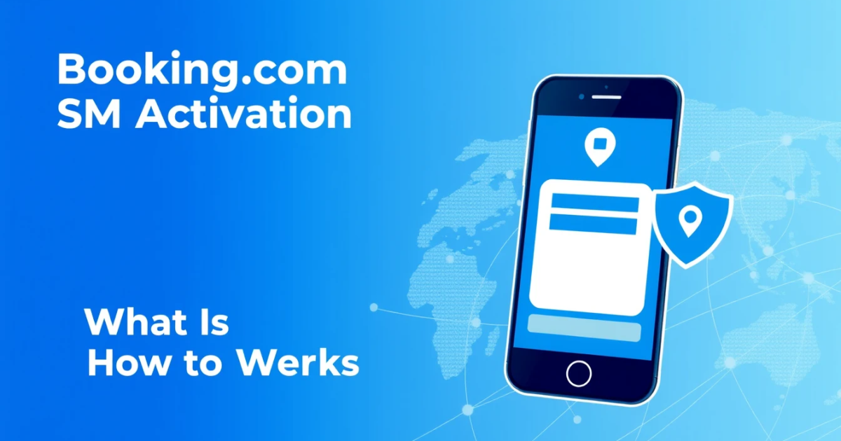 Booking.com SMS Activation: What It Is and How It Works