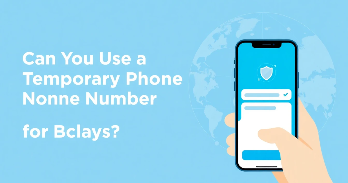 Can You Use a Temporary Phone Number for Barclays? What You Need to Know