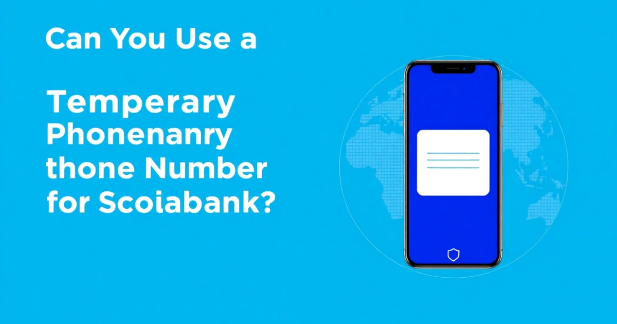 Can You Use a Temporary Phone Number for Scotiabank? What You Need to Know