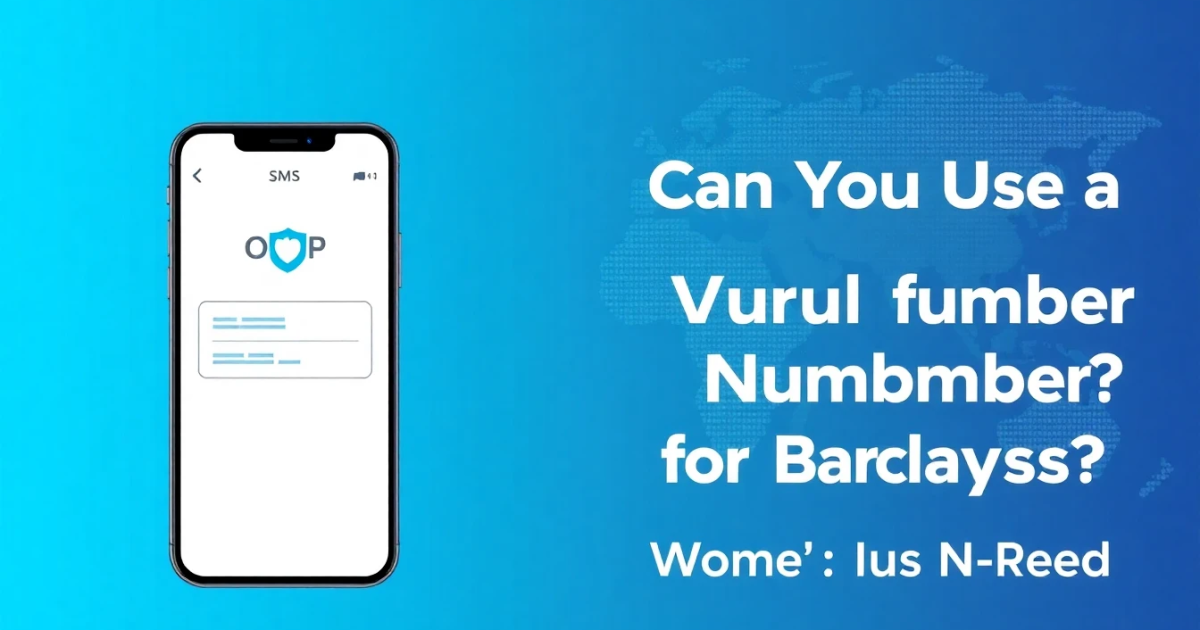 Can You Use a Virtual Number for Barclays? What You Need to Know