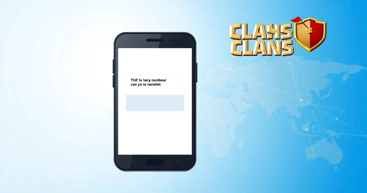 Clash of Clans SMS Verification: What You Need to Know