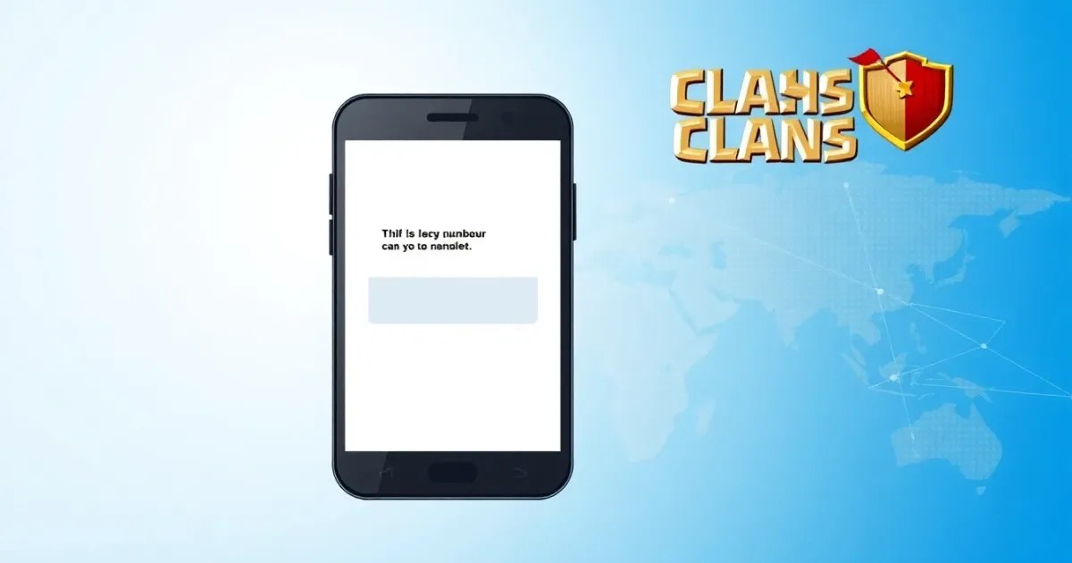 Clash of Clans SMS Verification: What You Need to Know