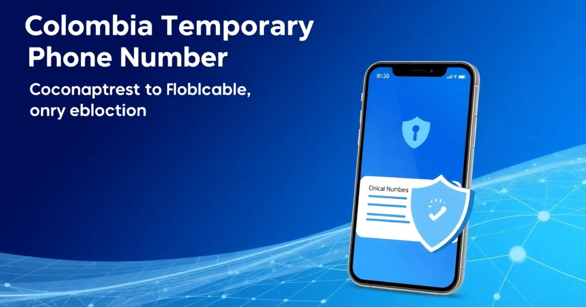 Colombia Temporary Phone Number: Complete Guide to Online SMS Verification