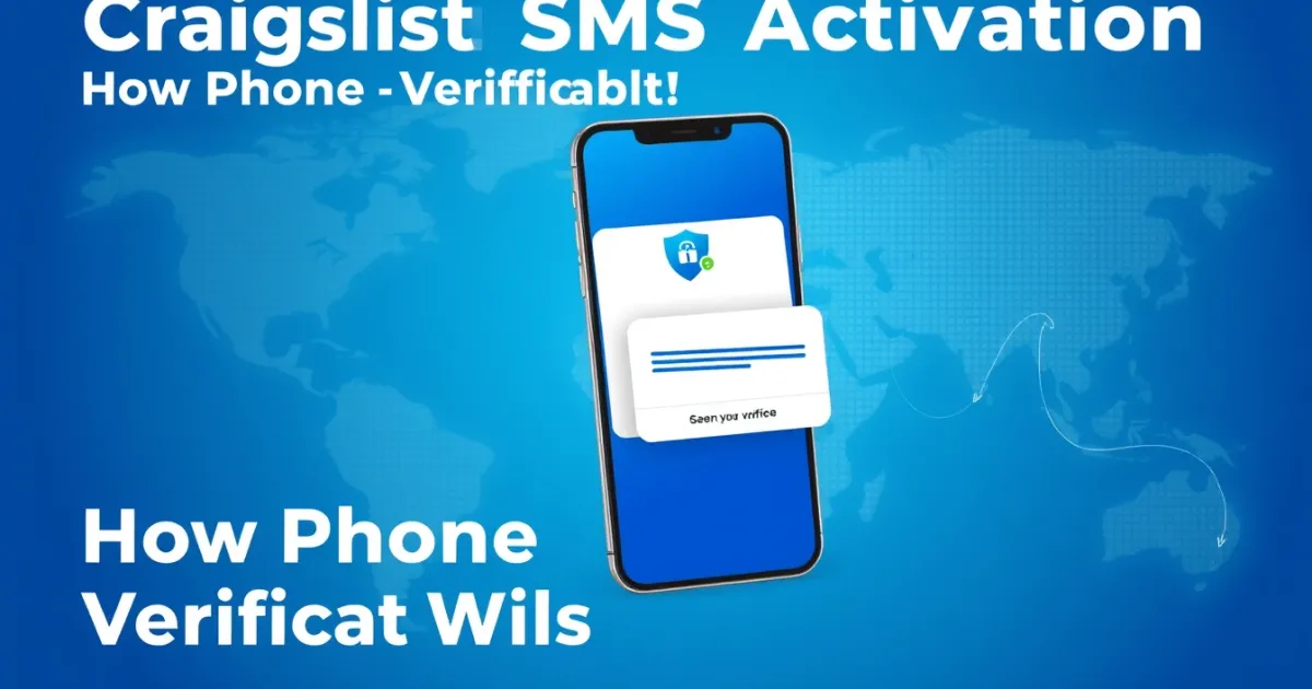 Craigslist SMS Activation: How Phone Verification Works