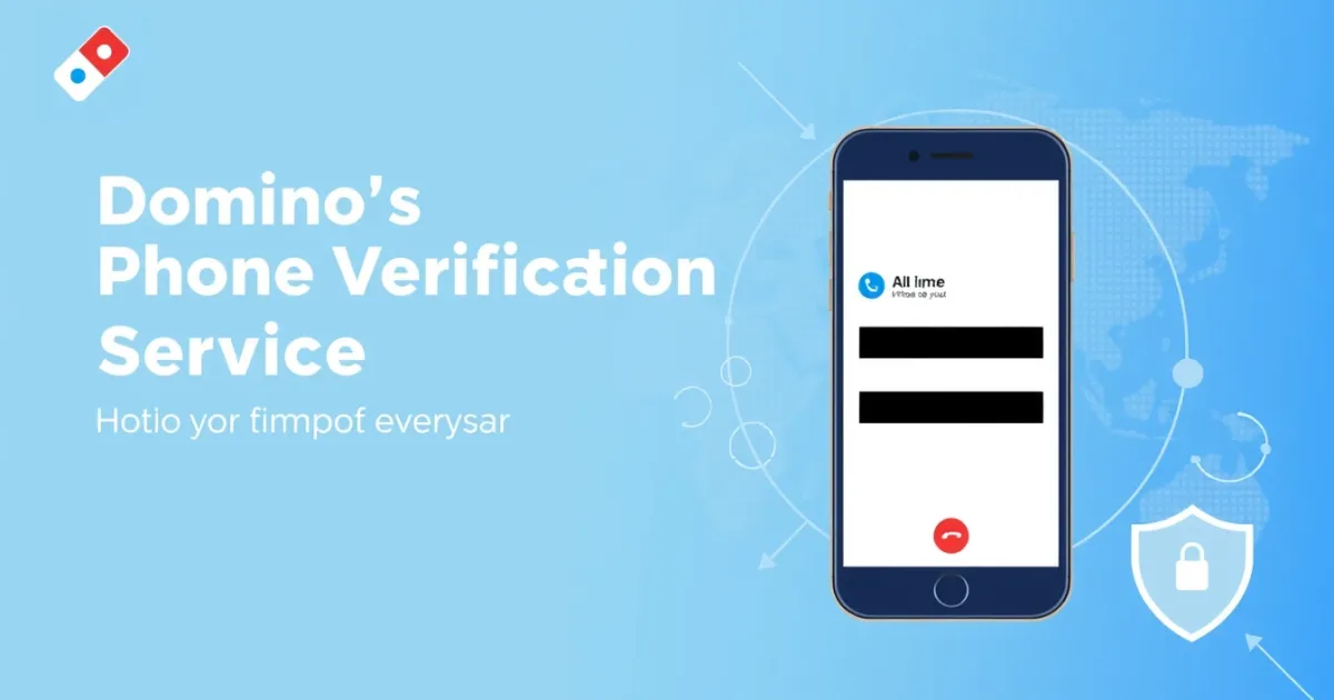 Domino's Phone Verification Service: How It Works and What You Need to Know