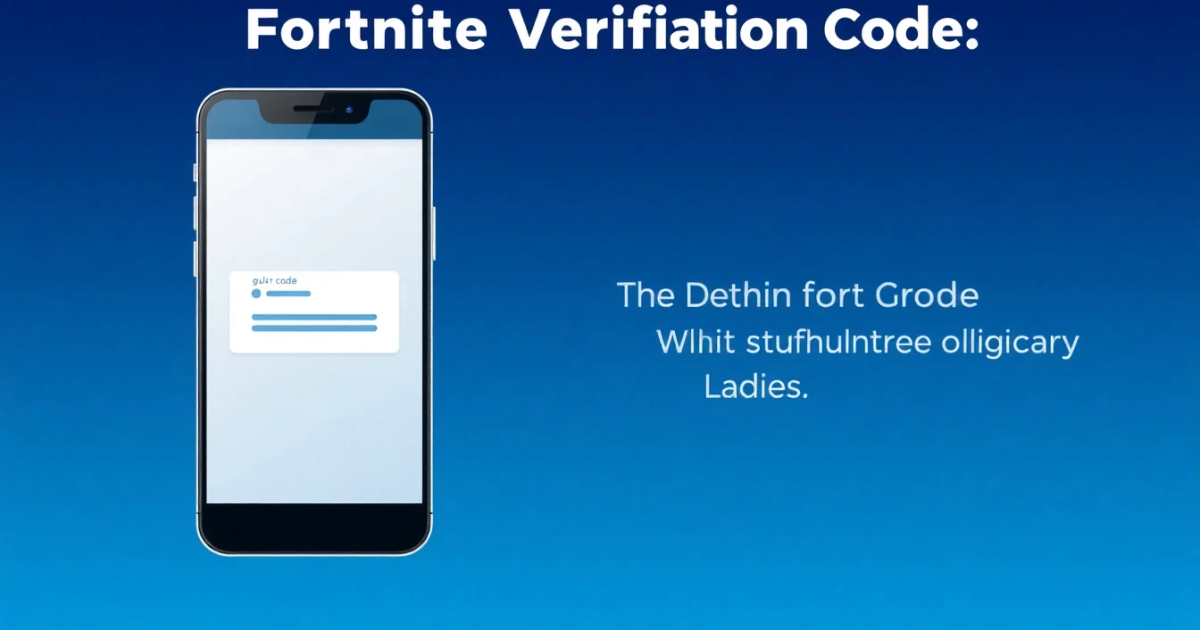 Fortnite Verification Code: Why You Need It and How to Fix Missing Codes