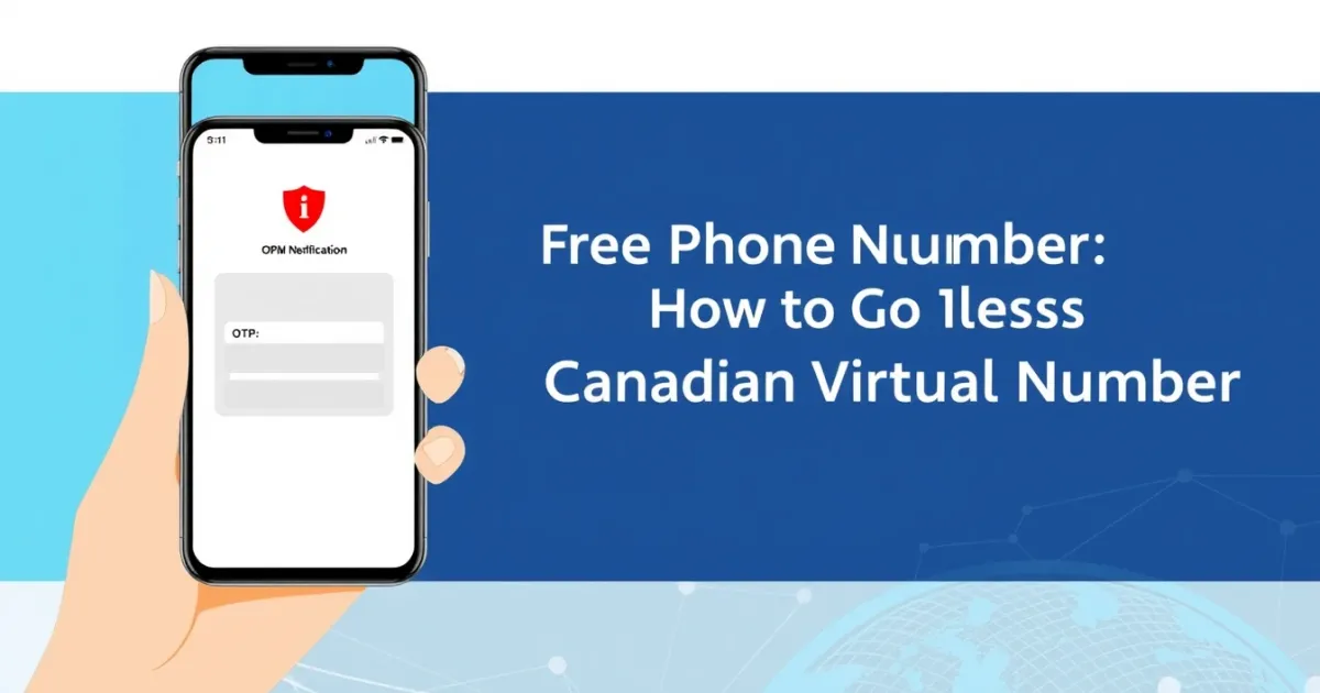 Free Phone Number Canada: How to Get and Use a Canadian Virtual Number